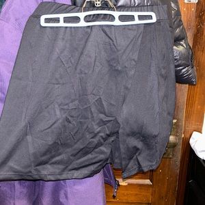 Halara Black Slit Skirt